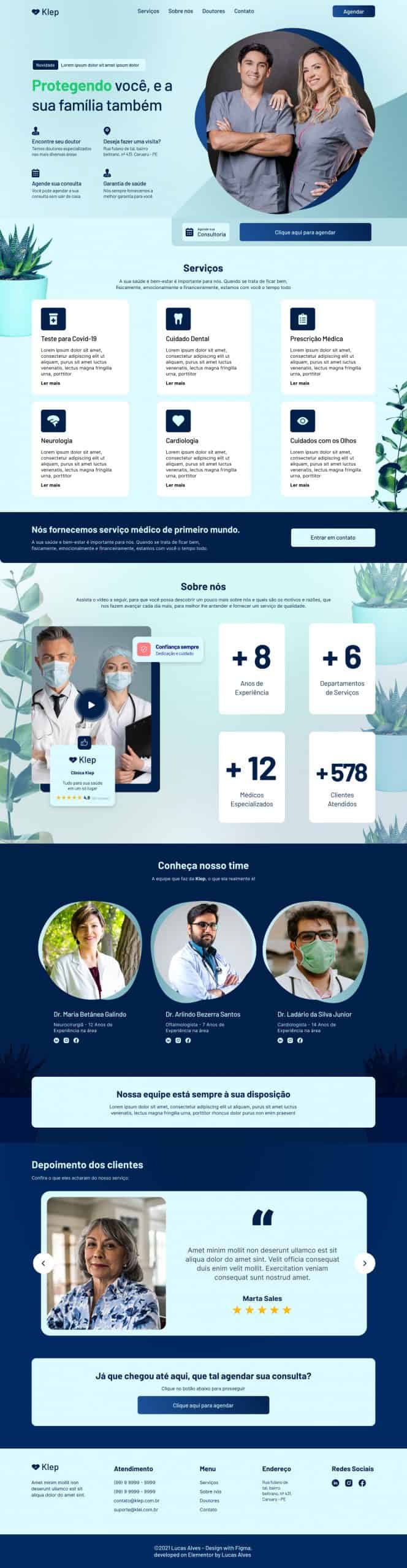 clinica-klep-ui-design-desenvolvimento-web